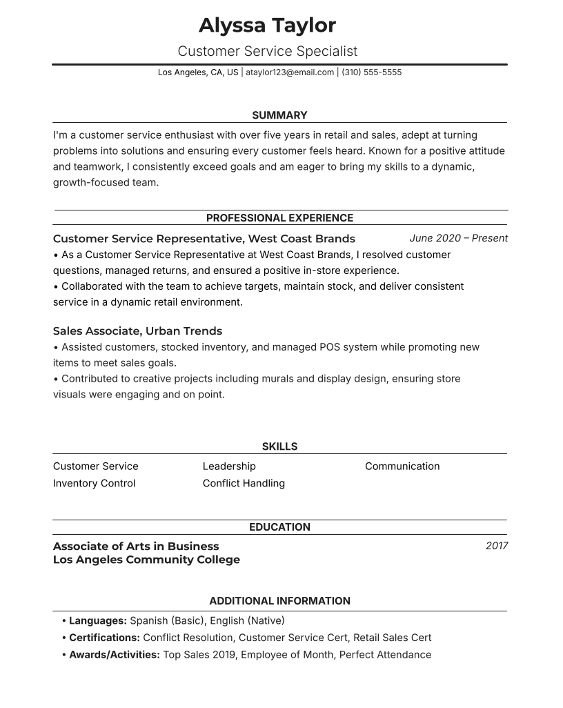 ResuPanda Legacy Package – Alyssa Taylor – with right email